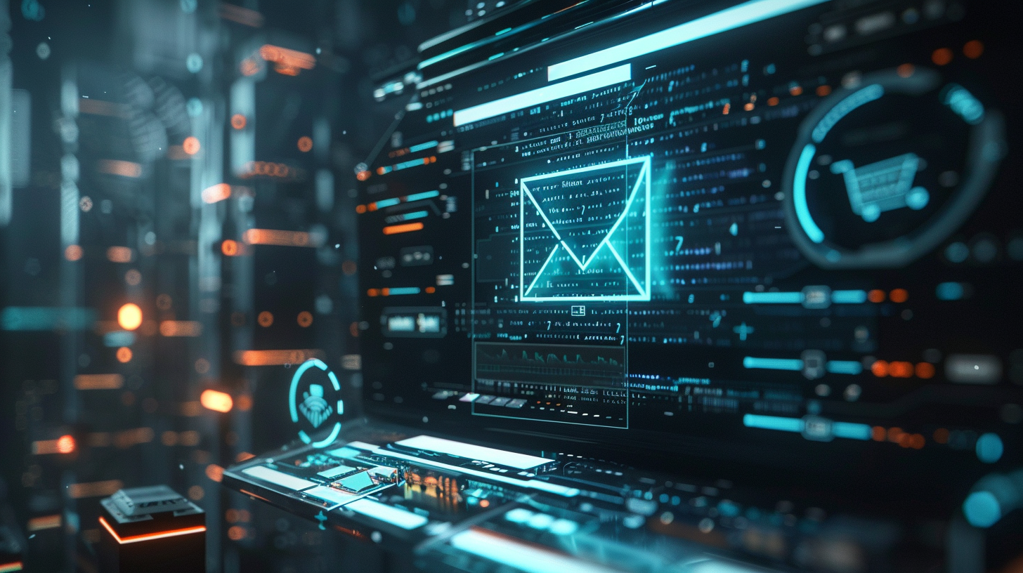 AI가 정중하고 프로페셔널한 문장을 자동 생성하는 장면