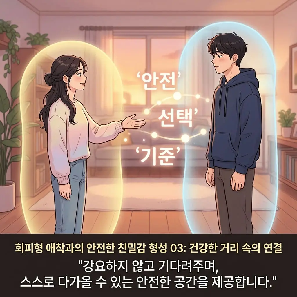 회피형 애착과 안전한 핵심 대화 구조