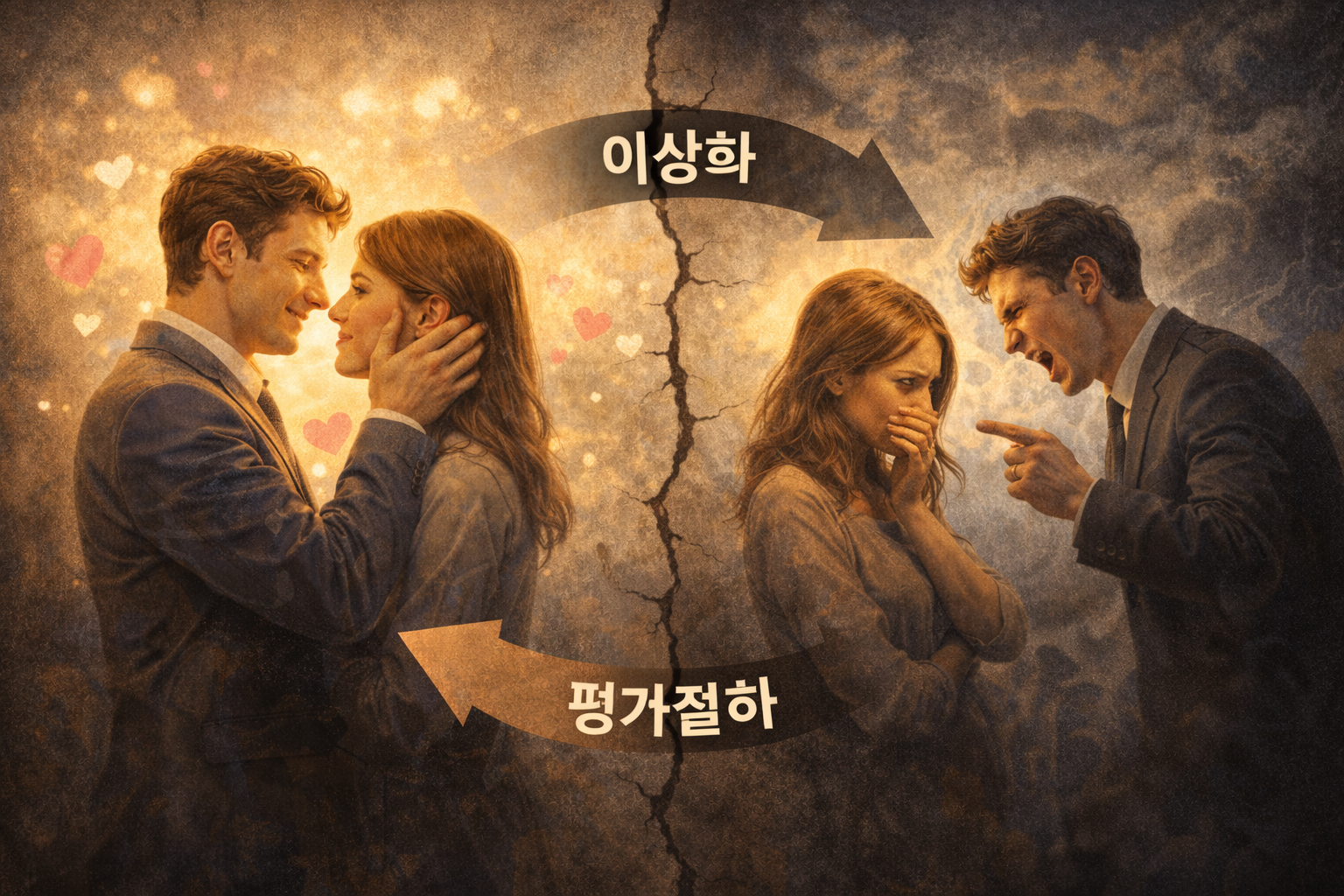 이상화와 평가절하의 순환