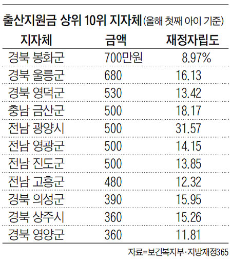 출산 지원금