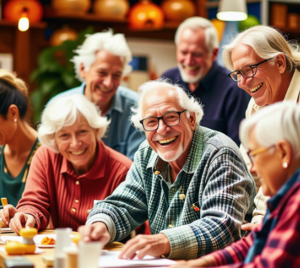 노후생활을 보내는 노부부