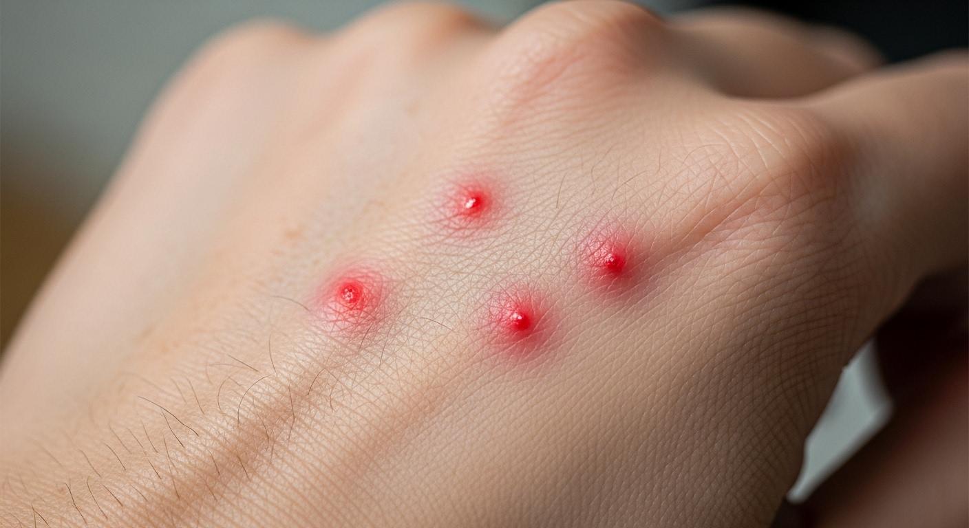 손등 검버섯 레이저 치료후