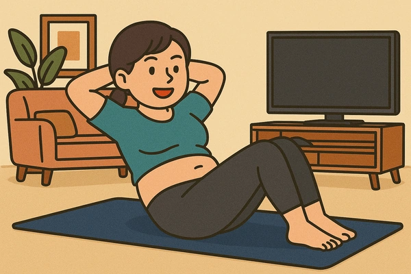 뱃살 빼는 최고의 운동법 집에서 하는 루틴21