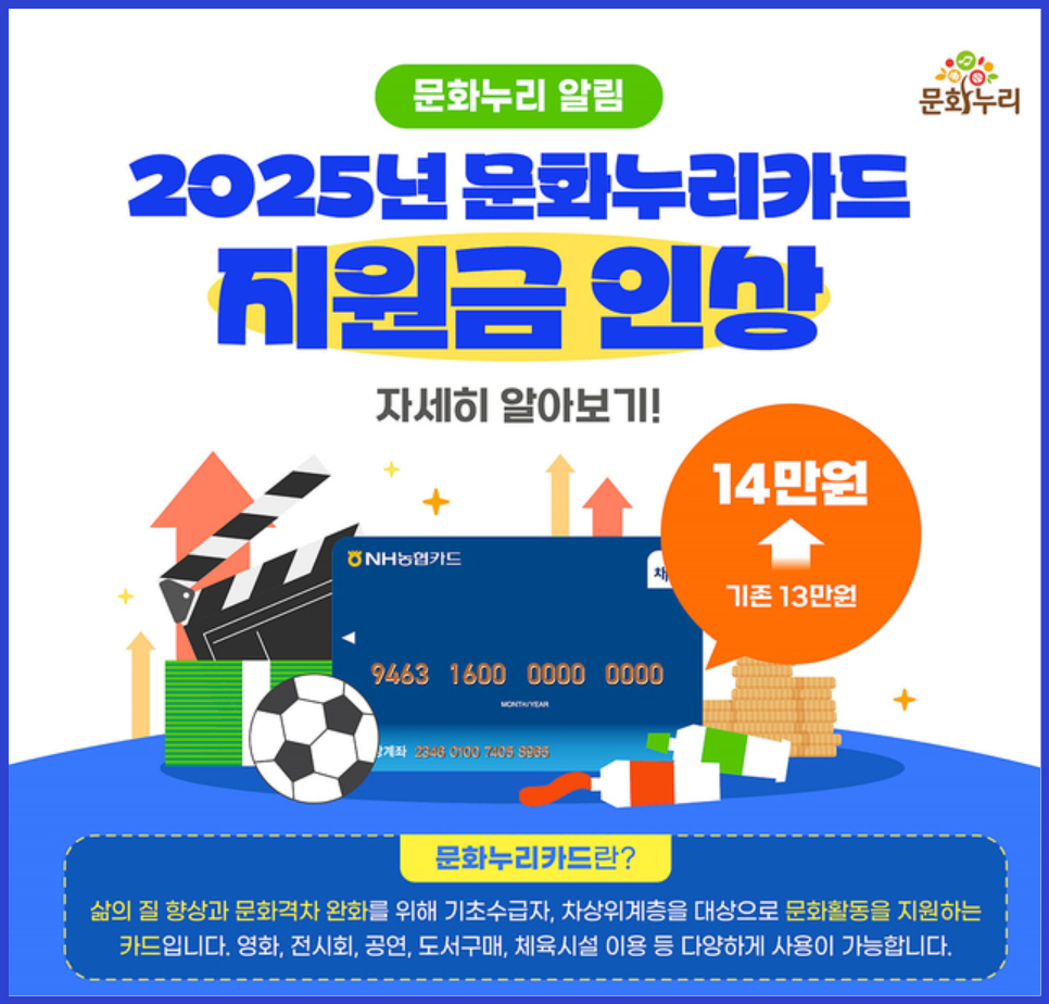 문화누리카드 신청방법 및 대상