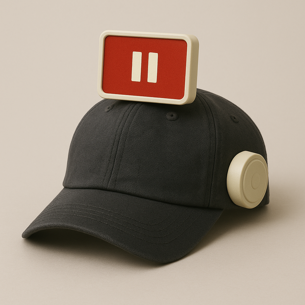 생각 정지 모자