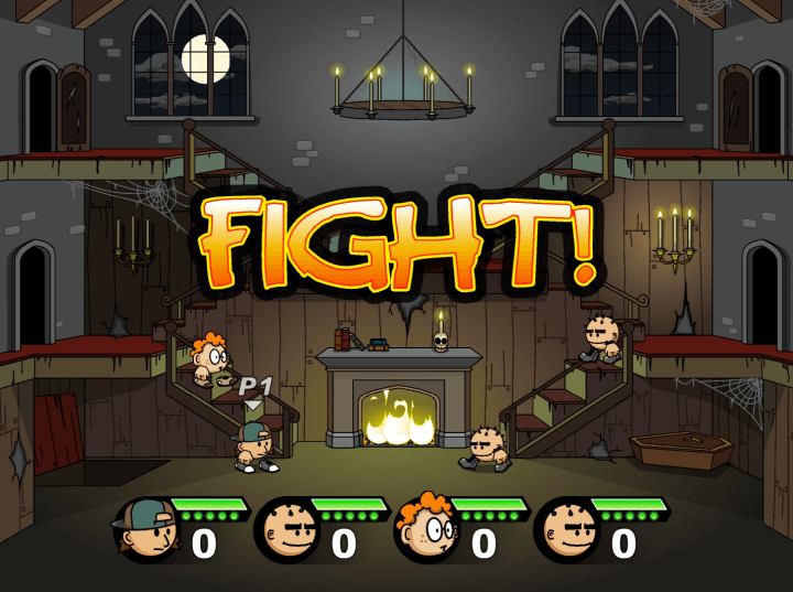 카오스팩션2-플래시게임-시작-화면