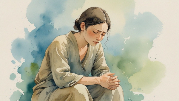 갈등을 피하고 조화를 유지하려는 마음이 강해, 불공정하거나 억울한 상황에서도 쉽게 말하지 못합니다에 관한 그림