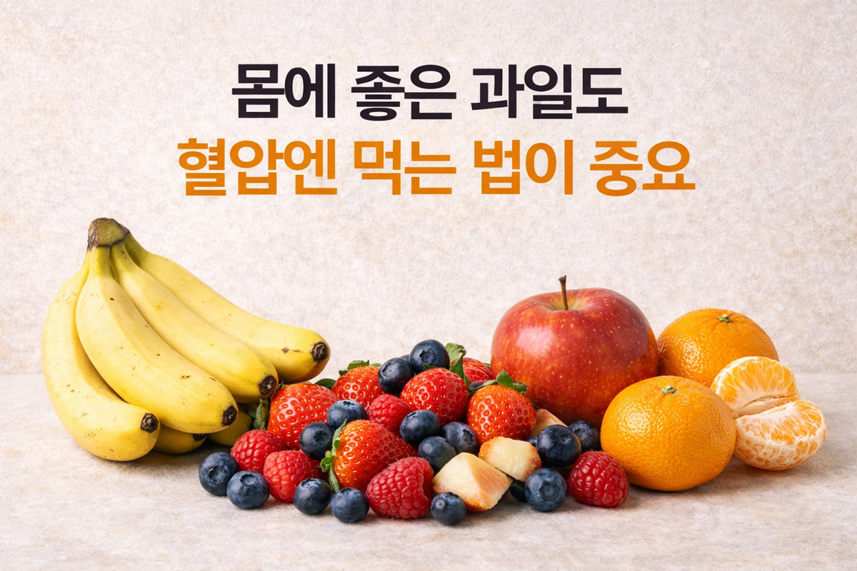 고혈압이 있을 때 과일은 어떻게 먹어야 부담이 덜할까