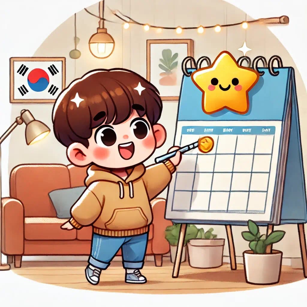 청년도약계좌로 돈이 들어오는 날짜를 체크하는 청년의 모습