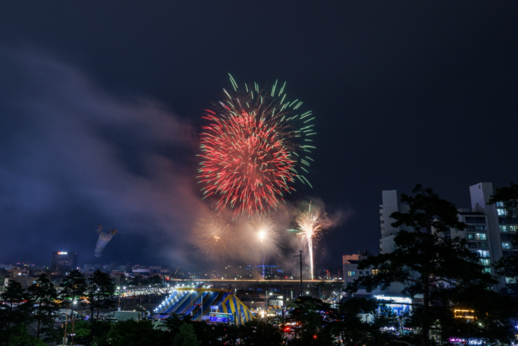 강릉단오제 불꽃놀이
