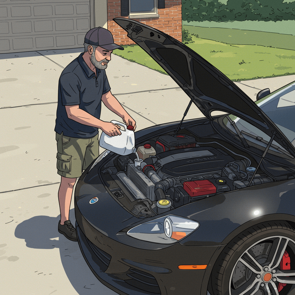 냉각수 부동액 차이