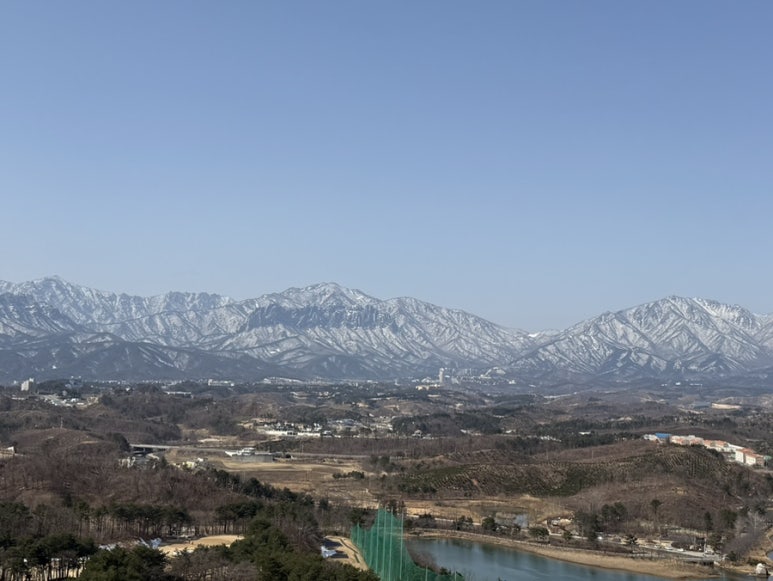 스타벅스 영랑호리조트점 전망
