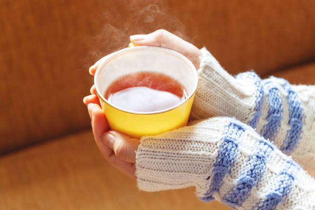 따뜻한 음식과 수분 섭취