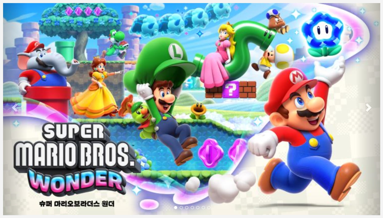 닌텐도스위치 슈퍼마리오브라더스 원더