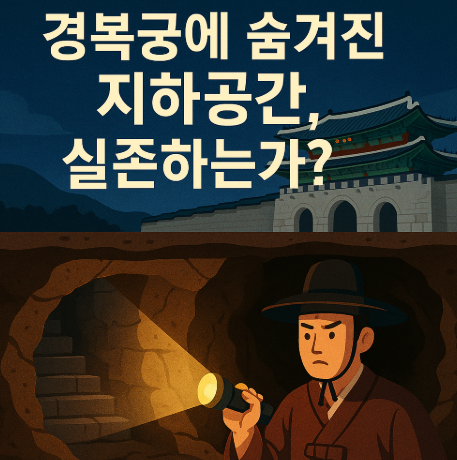 경복궁에 숨겨진 지하공간이 실존하는가