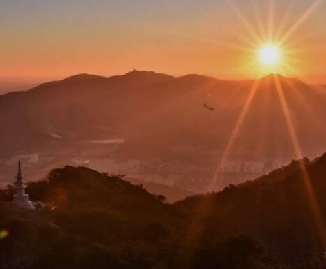 해돋이 명소 서울 (관악산 연주대) 일출 사진