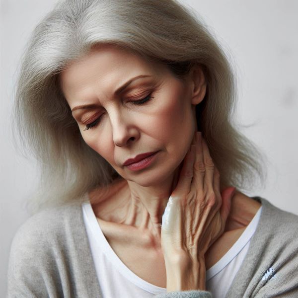 뇌졸중 전조증상을 겪는 60대 여성