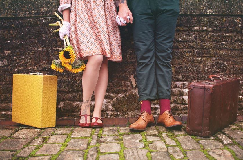 커플 하반신 이미지