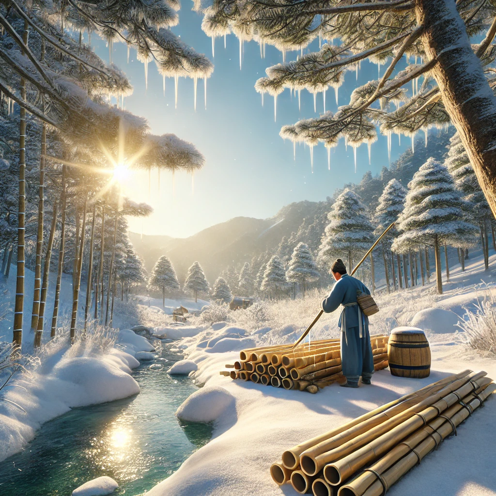 고로쇠물과 관련 된 사진