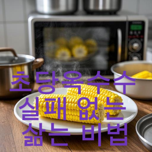 초당옥수수, 절대 실패 없는 삶는 비법