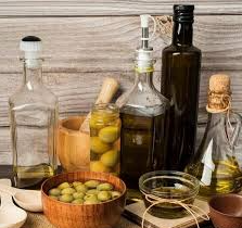 병에 담긴 오일 이미지