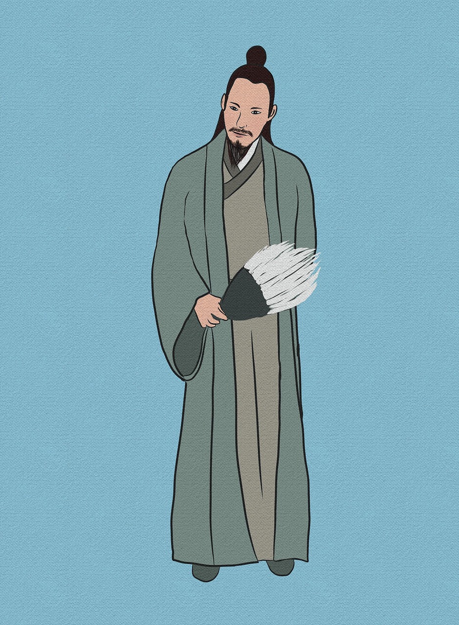 맹자 일러스트