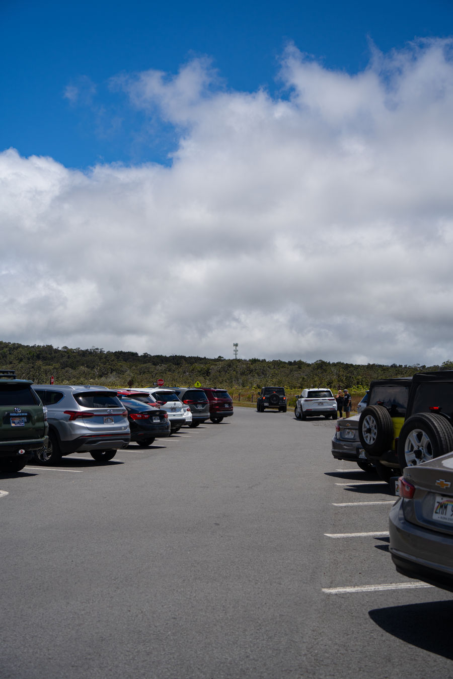 화산국립공원 스팀벤츠 주차장