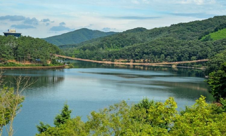 마장호수 출렁다리