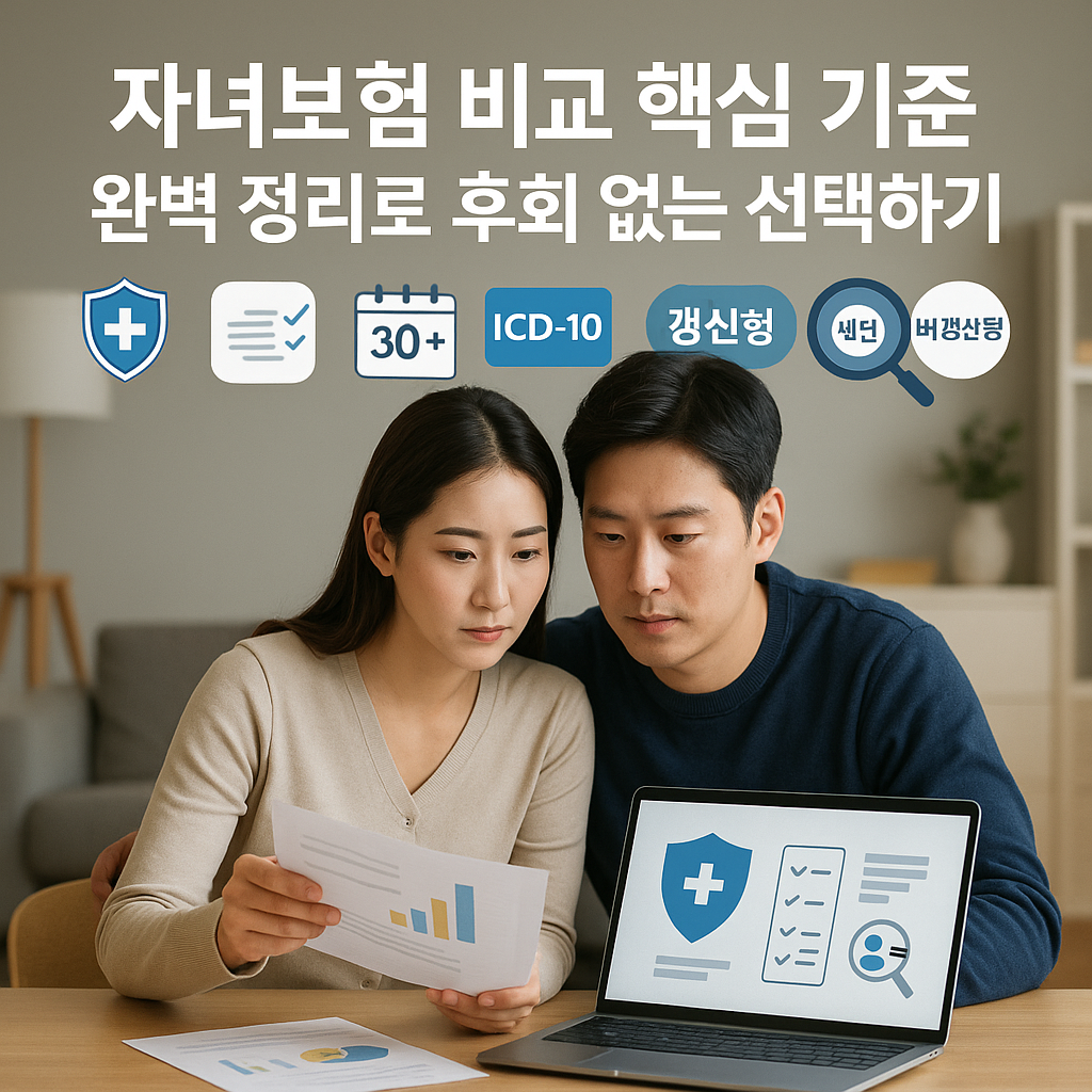 자녀보험 비교 핵심 기준 완벽 정리로 후회 없는 선택하기