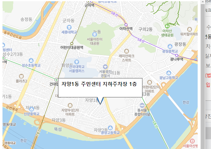 내 주위 대피소 찾기