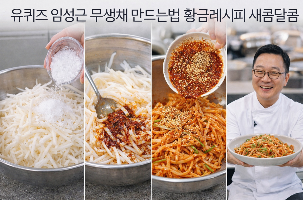 유퀴즈 임성근 무생채 황금레시피 3분 완성법