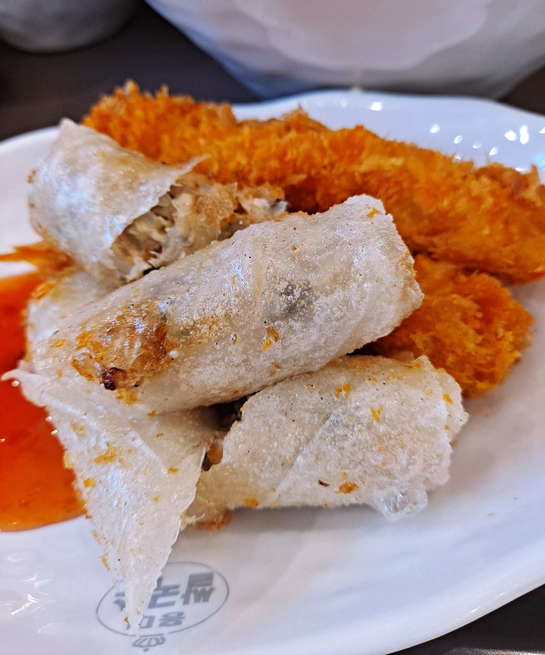 짜조&왕새우튀김