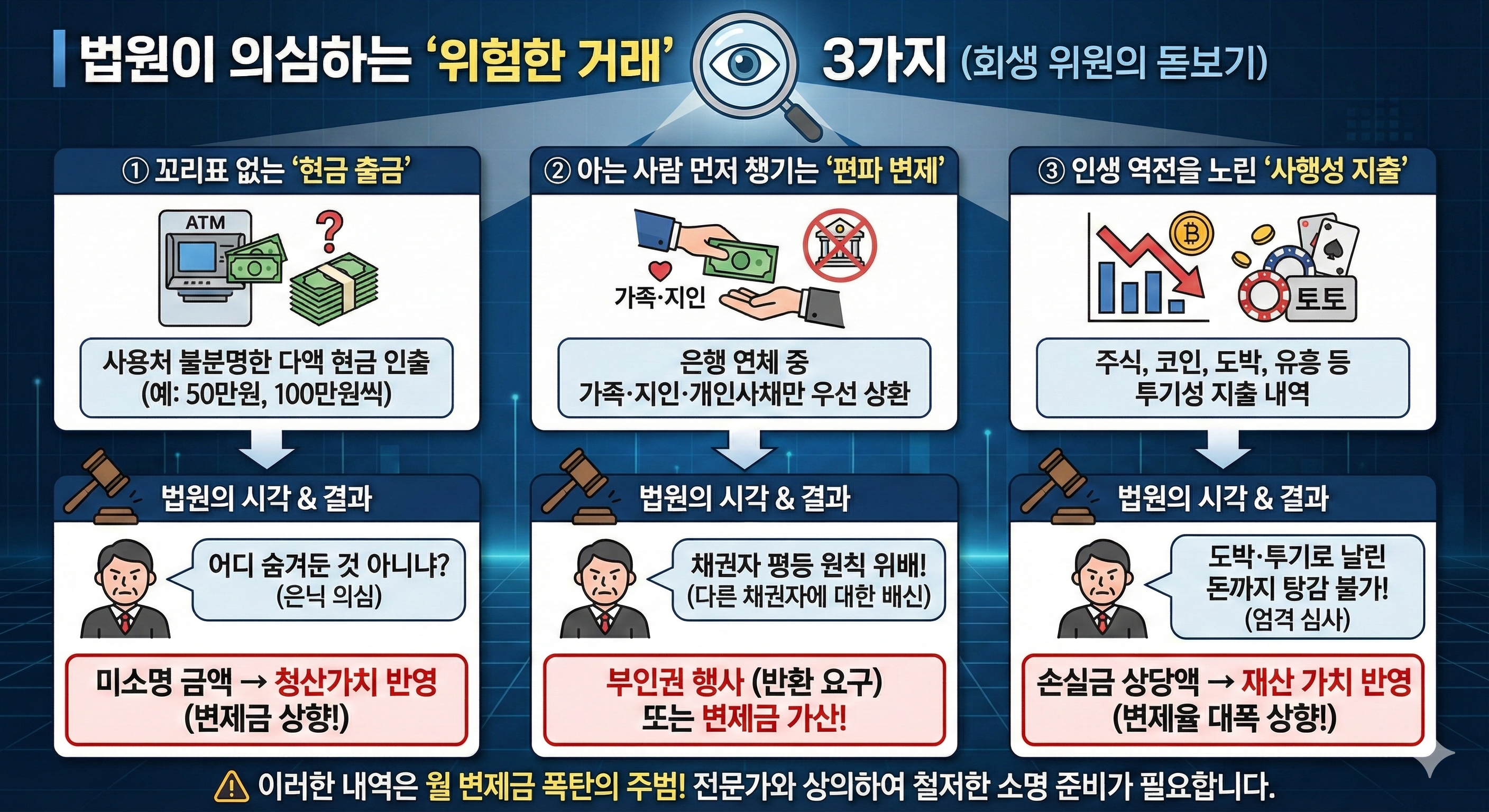 법원이 의심하는 '위험한 거래' 3가지