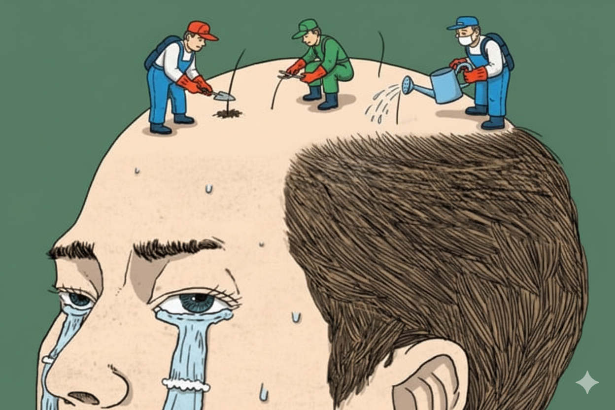 “30년 만에 등장한 탈모 신약 클라스코테론 두피 적용 효과 분석 썸네일 이미지”