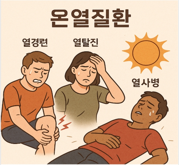 온열질환 열경련 열탈진 열사병 걸린 사람들
