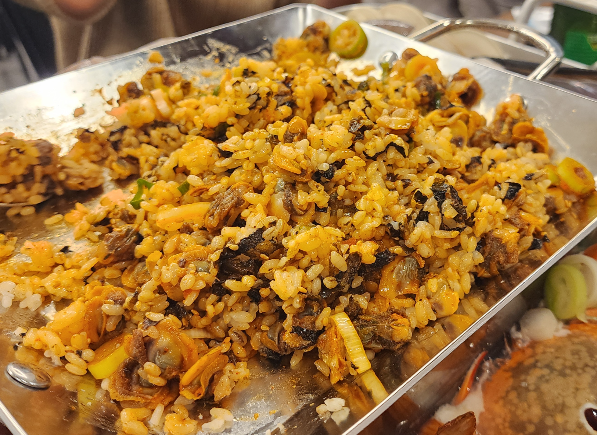 해물왕창 메뉴 황제철판 볶음밥