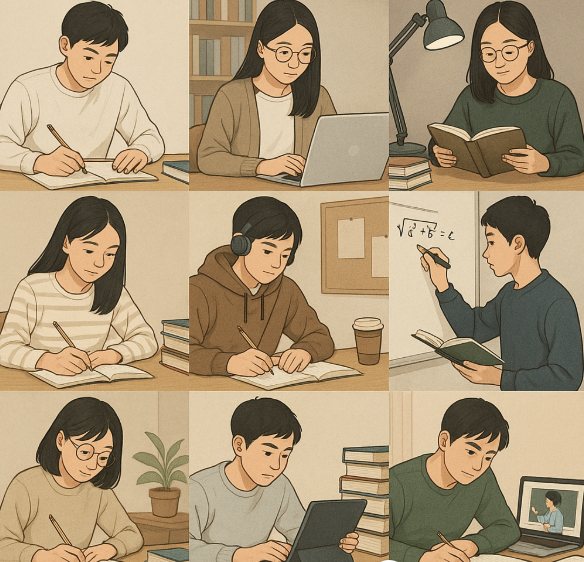 자기주도학습 관련 사진