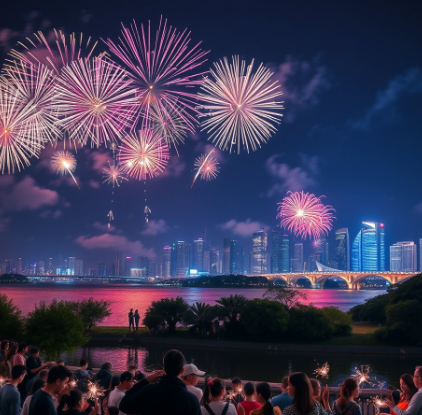 여의도불꽃축제그림
