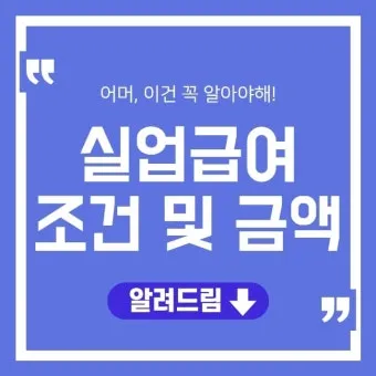 65세이상 실업급여 조건에 대한 정부 지원제도_10