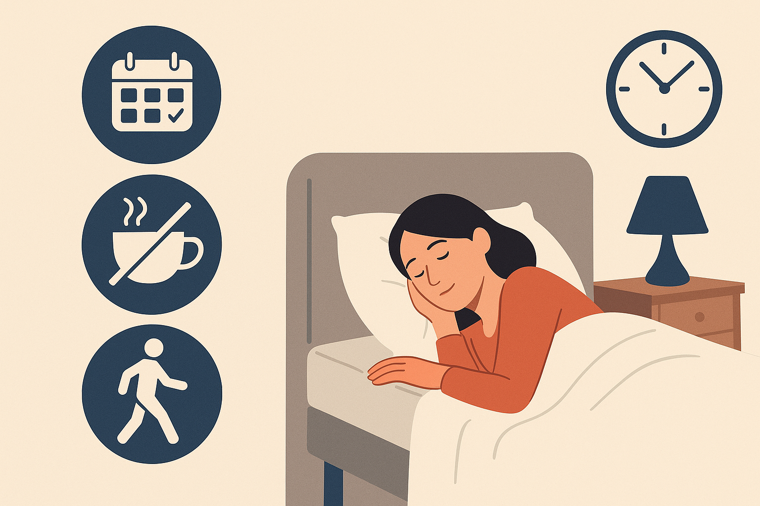 불면증 극복을 위한 수면습관 관련 이미지