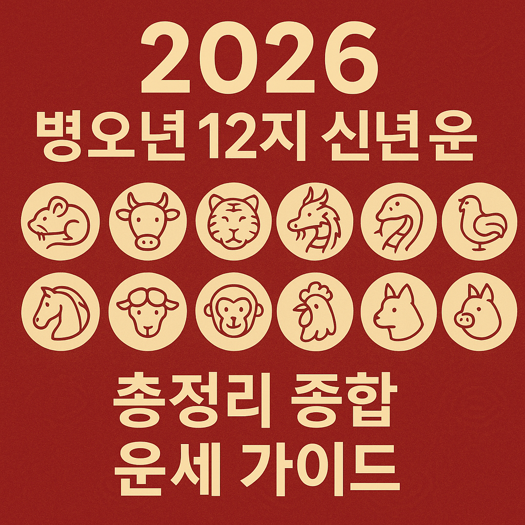 병오년 띠별 신년운세 - 사진