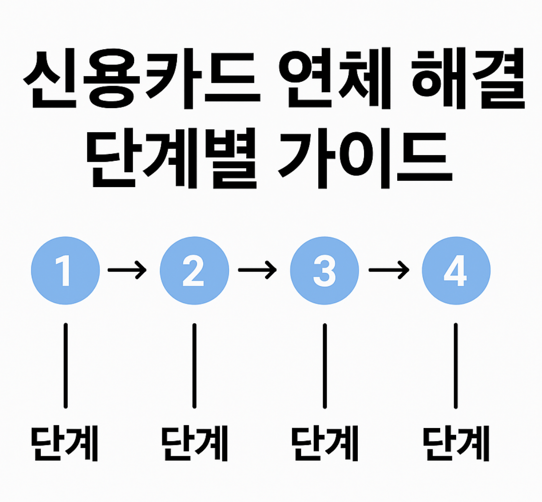 신용카드 연체해결 단계별 가이드