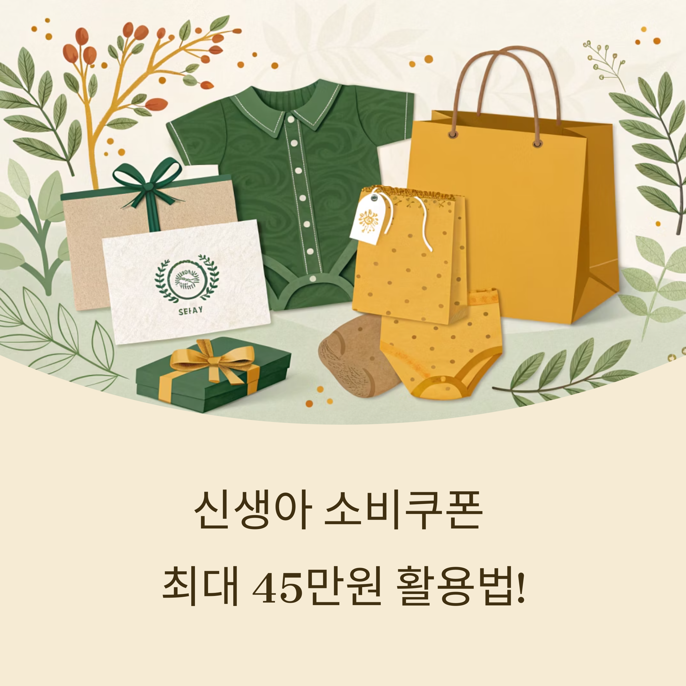 출산가정 필독! 신생아 소비쿠폰 최대 45만원 실속 사용처 총정리