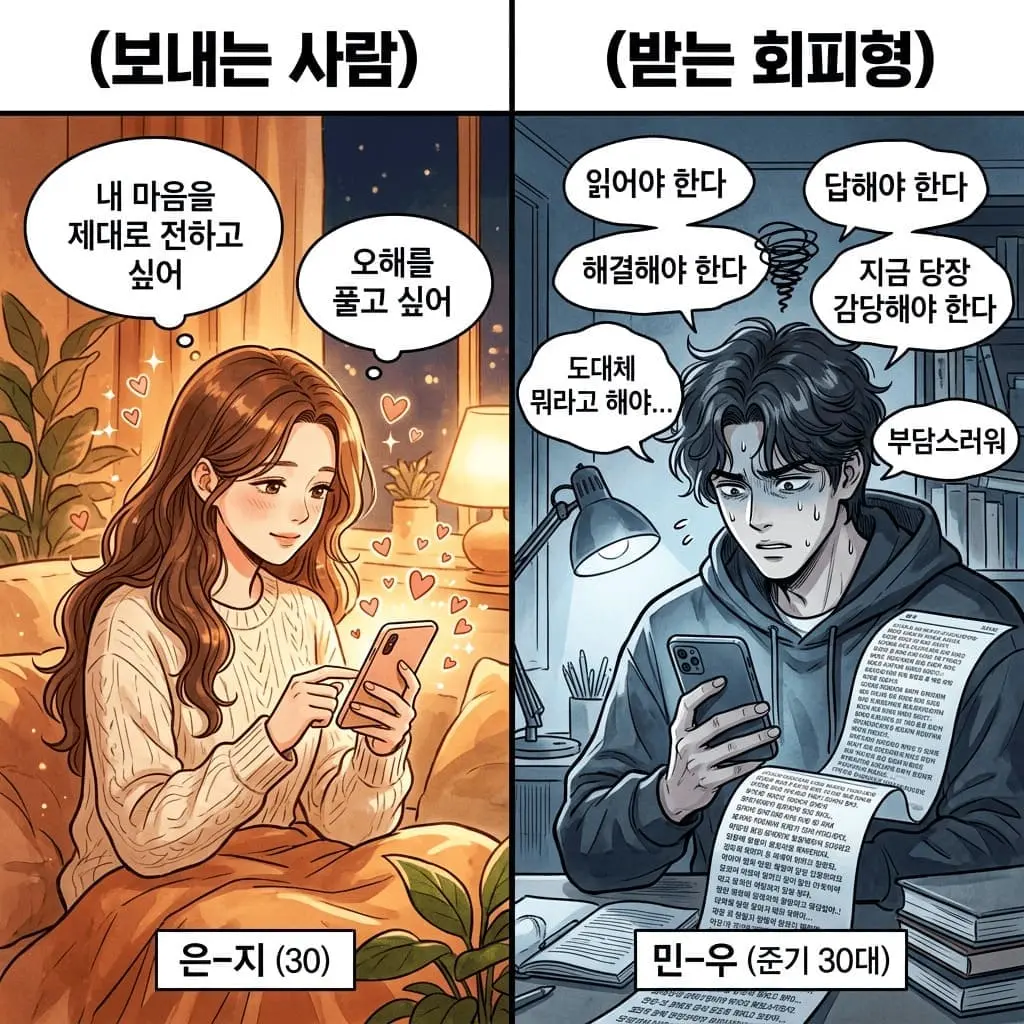 장문 카톡이 역효과가 되는 이유와 단단한 대화 템플릿을 정리