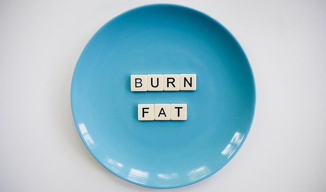 burn fat 글자 이미지