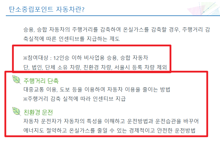 탄소중립포인트 자동차 신청