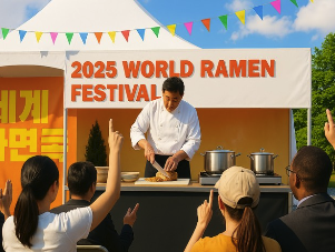 2025 세계라면축제&amp;#44; 세계인의 입맛을 사로잡다!
