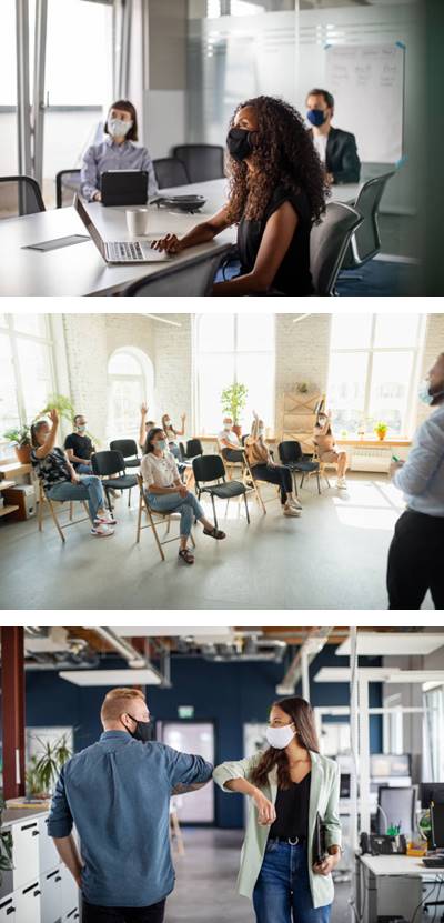 마스크를_쓰고_모여있는_사람들