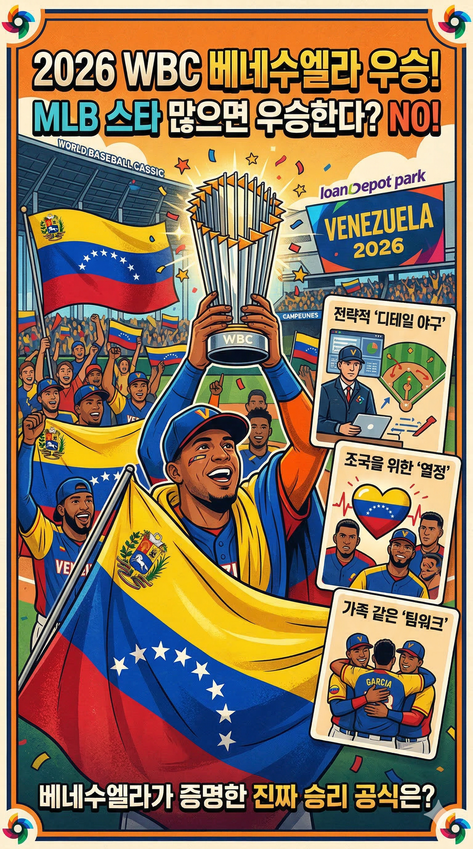 MLB 스타가 많으면 우승한다? 2026 WBC 베네수엘라가 증명한 진짜 승리 공식