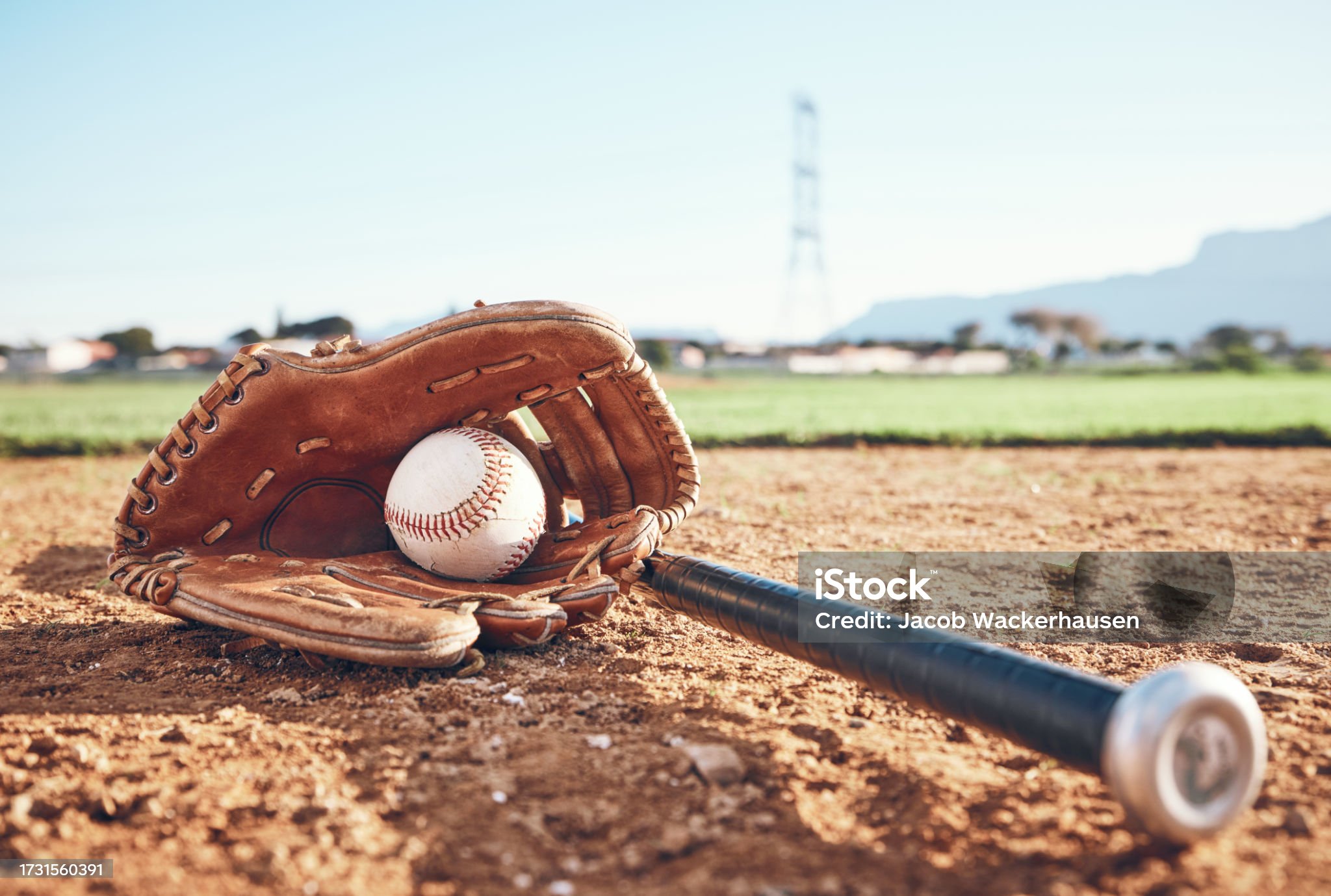 프로야구 글러브와 방망이